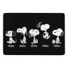 Snoopy Washable Dust Mite Odor Stylish Flannel Washable All Nordic 203 x 148 cm Rug, Rug, Non-Slip, Resistant, Antibacterial, Resistant, Fluffy, Rug,