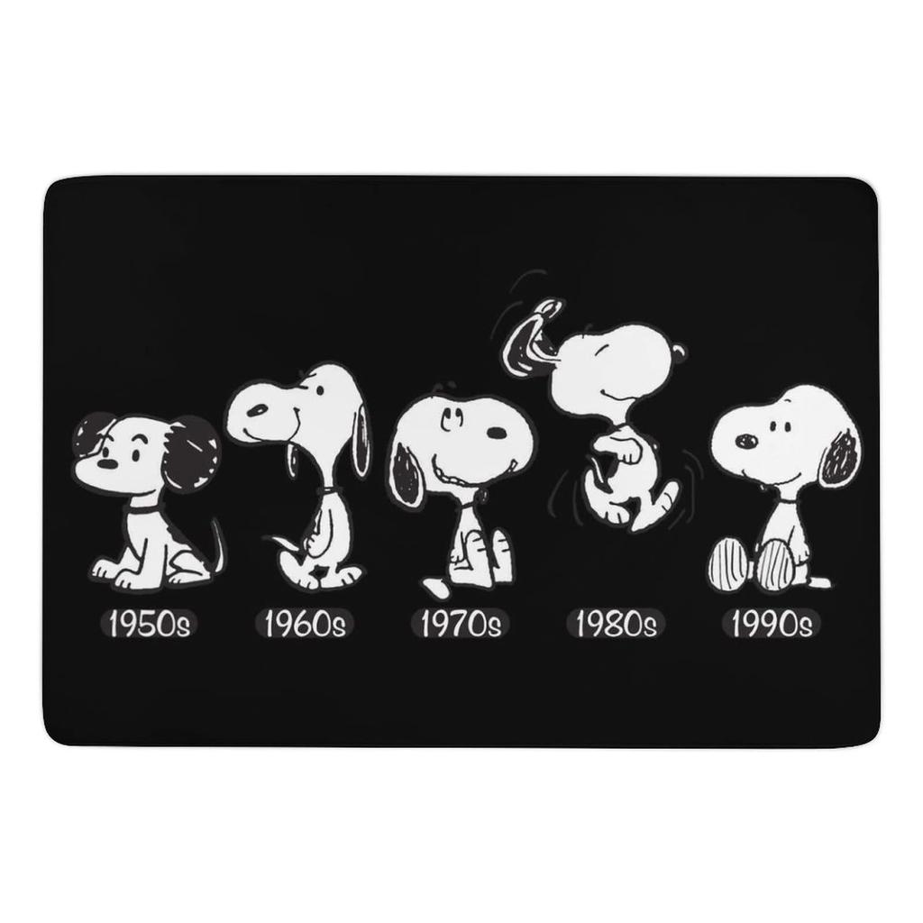 Snoopy Washable Dust Mite Odor Stylish Flannel Washable All Nordic 203 x 148 cm Rug, Rug, Non-Slip, Resistant, Antibacterial, Resistant, Fluffy, Rug,