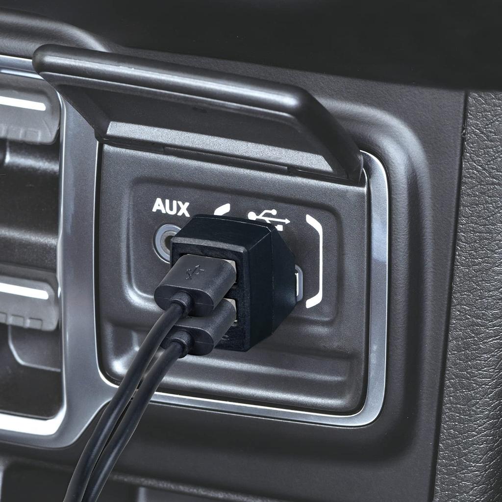 SEIWA F321 USB Connector, USB Connector, 2 Ports, 3 A, Automatic Identification, Charging Only