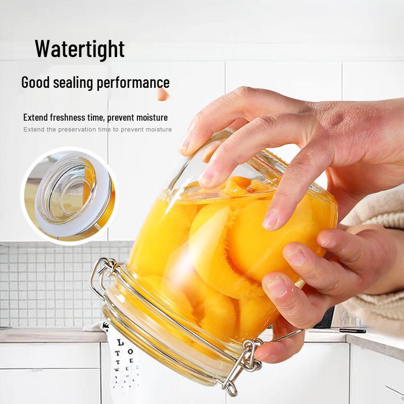 Large Glass Pickling and Storage Jar