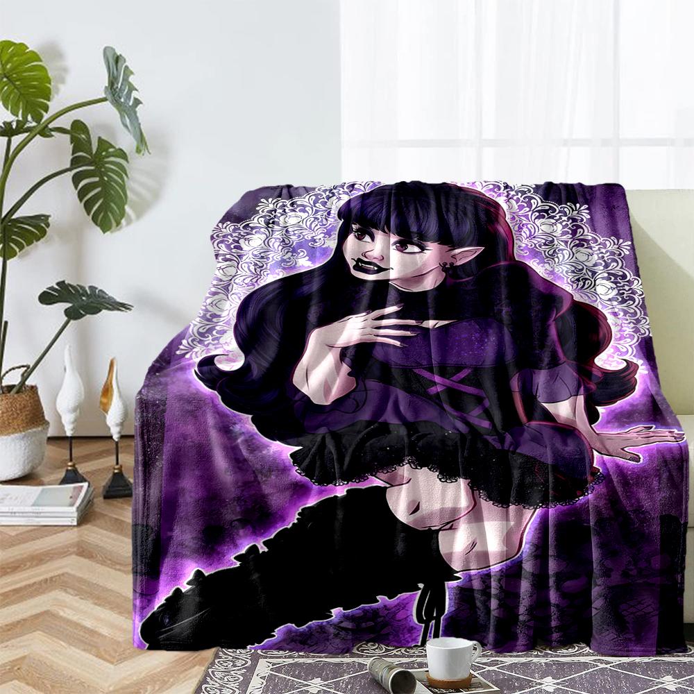 Monster High Theme Printed Blanket - Perfect for Couch, Bed, Travel & Outdoor Use | Machine Washable, Cozy & Durable.