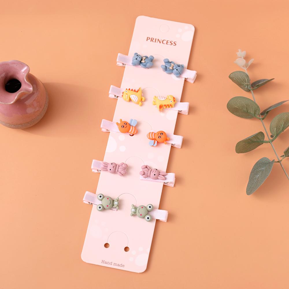 Haarnadel Cartoon Niedliche Kinder Haarnadel Set Baby Haarnadel Baby Mädchen Schleife Blume Haarnadel Stern