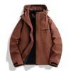Men Women 3-in-1 Waterproof Windproof Hiking Jacket With Removable Fleece Liner Outdoor Trekking Camping Cycling