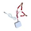 1Pcs Power Adapter With Battery Clip 12V 24V To 5V 3USB Port For Charging Cell Phone Emergency USB Power High Efficiency