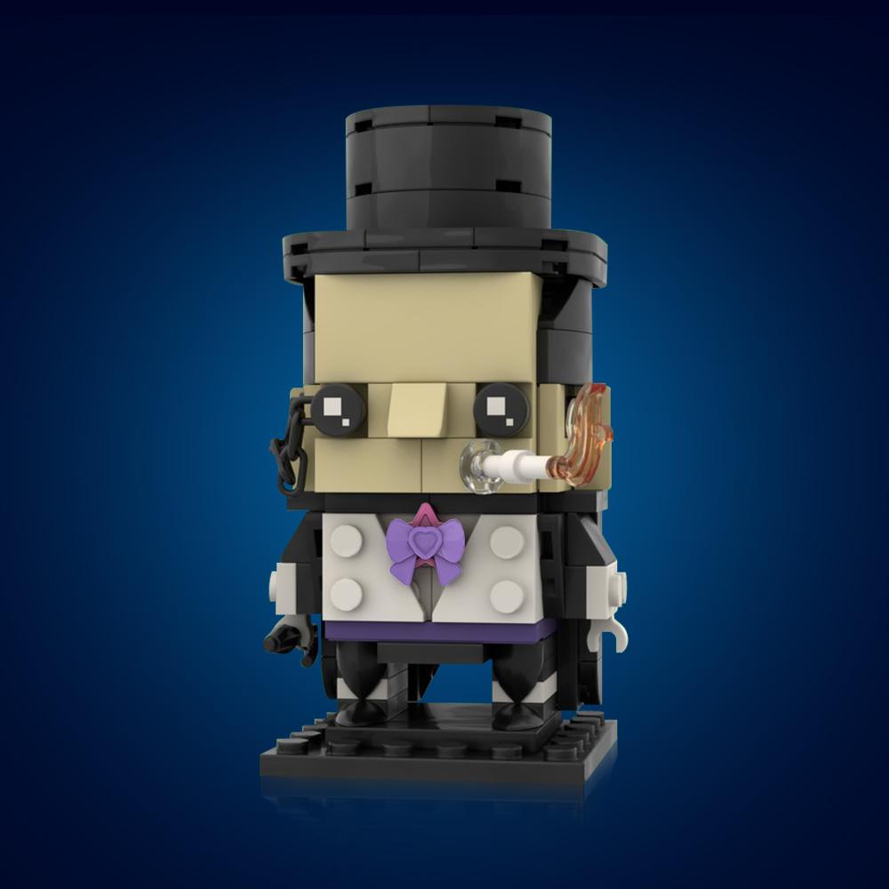 MOC-169117 Penguin Oswald Chesterfield Cobblepot Brickheadz Building Blocks