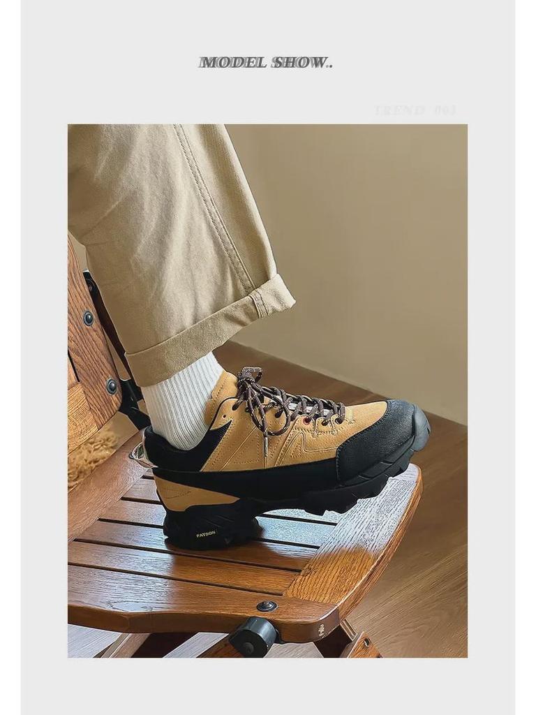 2024 Pantofi de drumeție pentru bărbați de primăvară care măresc înălțimea: Pantofi de sport pentru exterior, respirabili, anti-alunecare, pentru cupluri