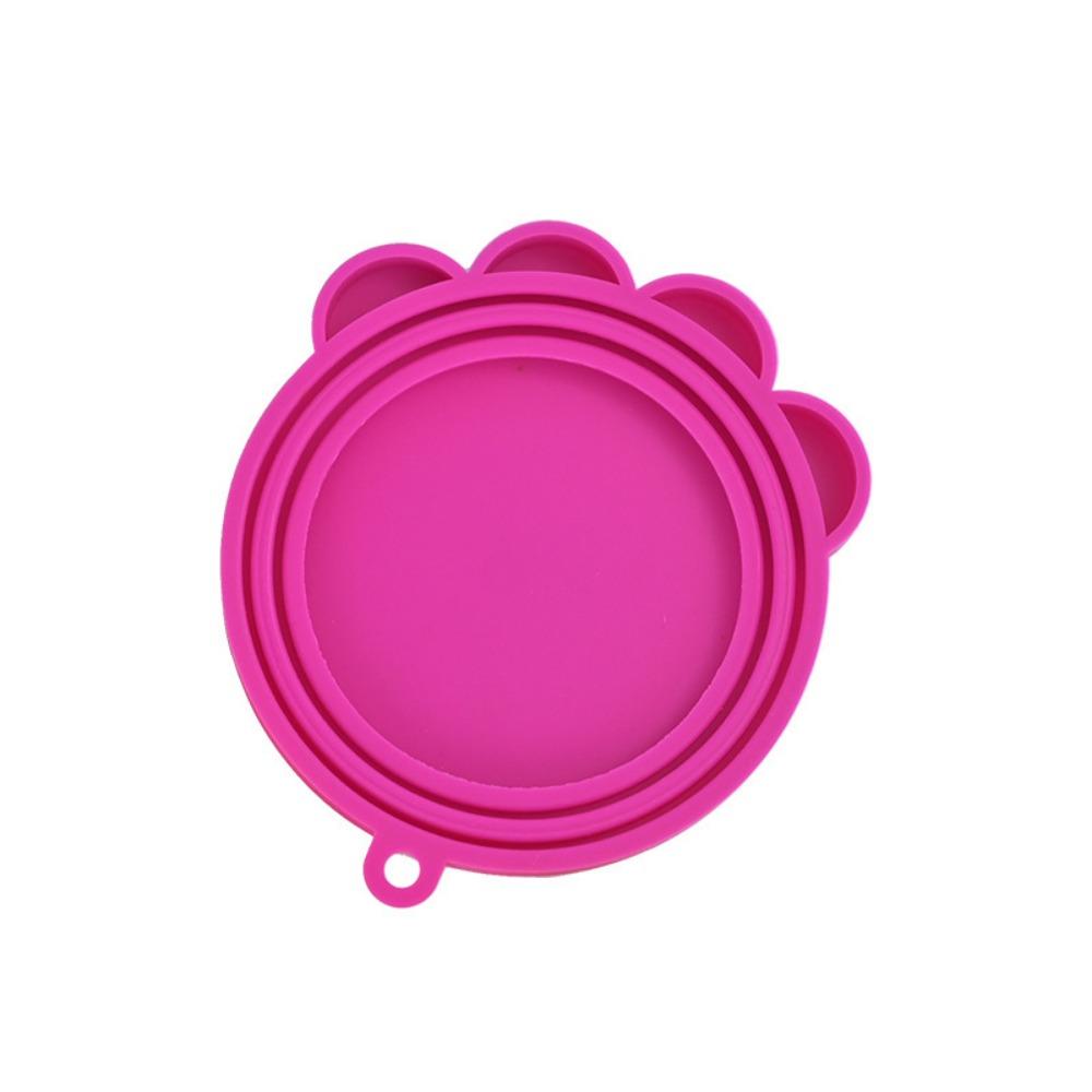 Moisture-proof Food Sealed Silicone Cover Silicone Feeders Food Can Lid  Pet Daily Supplies розы красного