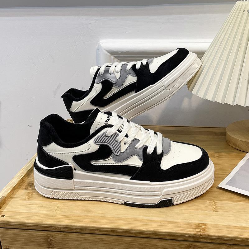 

Low-top velvet thickened soft-soled women s shoes autumn and winter warm shoes children s 2025 new ins trendy versatile sports shoes 35