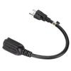 Nema 5-15P to 5-20R Adapter, Safe US Plug 125V Power Extension Cable (Plug and Play) for Computer