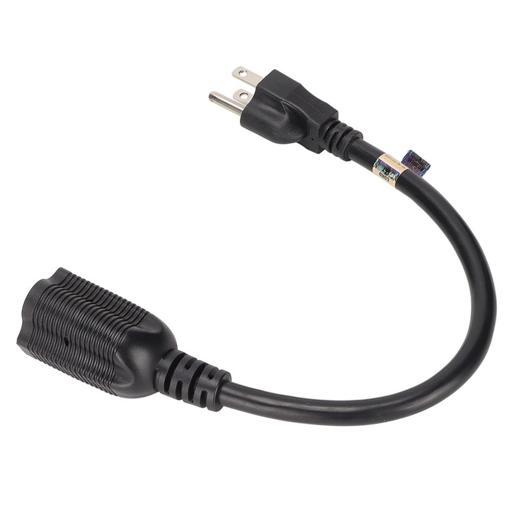 Nema 5-15P to 5-20R Adapter, Safe US Plug 125V Power Extension Cable (Plug and Play) for Computer