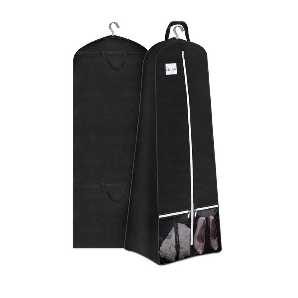 Non-Woven Fabric Wedding Dress Garment Bag Folding Wedding Dress Cover Travel Garment Bag Prom