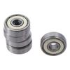 10pcs 626ZZ Deep Groove Ball Bearings Chrome Steel 6mm X 19mm X 6mm Double Sealed Bearings Pre-lubricated Miniature Ball Bearing
