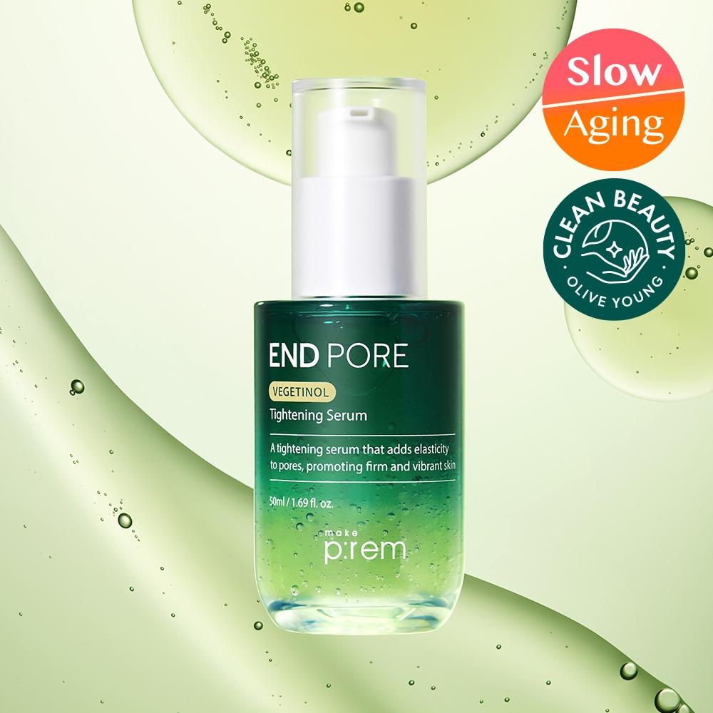 Makeprem [2 Week Pore Serum Bakuchiol] Makeprem End Pore Vegetinol Pore Serum 50ml