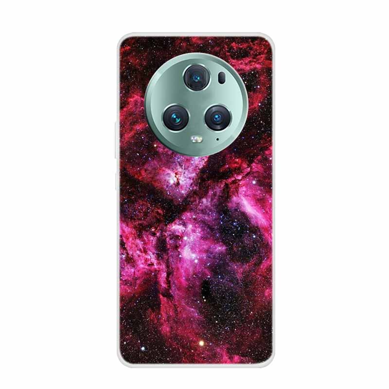 For Honor Magic 5 Pro 5G Case Wolf Lion Soft Silicone TPU Clear Covers for Honor Magic5 Lite Phone Cases Magic5 Lite 5G Fundas