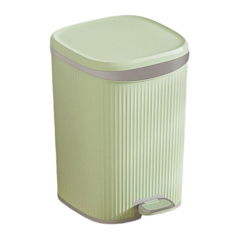 652F User Friendly Foot Pedal Garbage Can, and Aesthetic Step Trash Can, Fit Well in Multiple Locations Garbage Bin