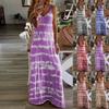 Women Summer Casual Long Maxi Dress With Fashionable Print For Beach Outings