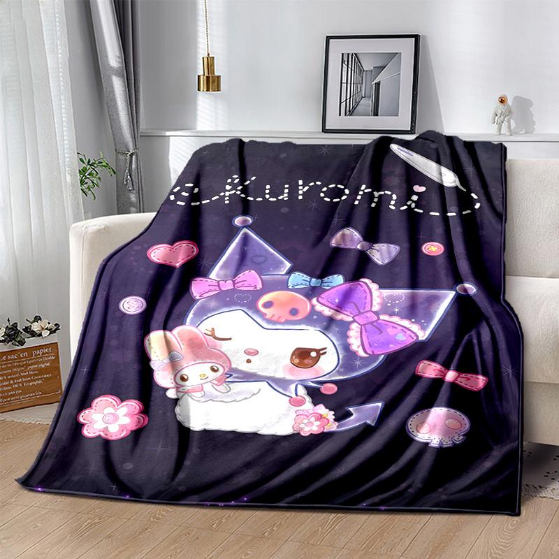 1pc Kurumi Cartoon Blanket, Soft Throw for Room Decor, Perfect Gift, Living Room, Travel, Camping, Car Blankets, Beach, Office Naps, Suitable for All