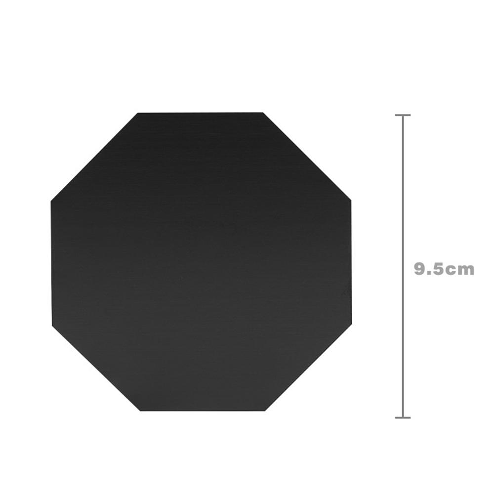 Edelstahl Untersetzer Tischmatte Café Rutschfeste Unterlage Isolierplatzset Bar Esstisch Dekor Zuhause Schlichte Foto-Requisiten