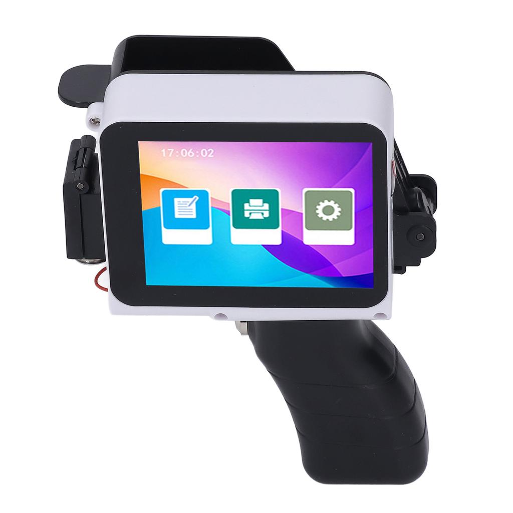 Handheld Printer 12.7mm Inkjet Printing Machine for Barcode Date Label Batch Number Support Multi La