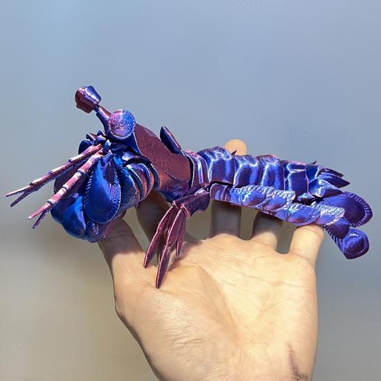 Игрушка-подвижка в виде креветки-богомола для снятия тревожности — фото 7