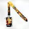 Lanyards Keychain Animated Cartoon Badge Holder ID Credit Card Pass Hang Rope Lanyard For Keys Anime Accessories Gifts