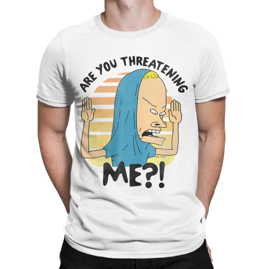 Summer Beavis and ButtHead Cornholio Quote Hipster TShirts  100 Cotton Tee Shirt for Y2K Classic Hot Sale Short Sleeve Clothes