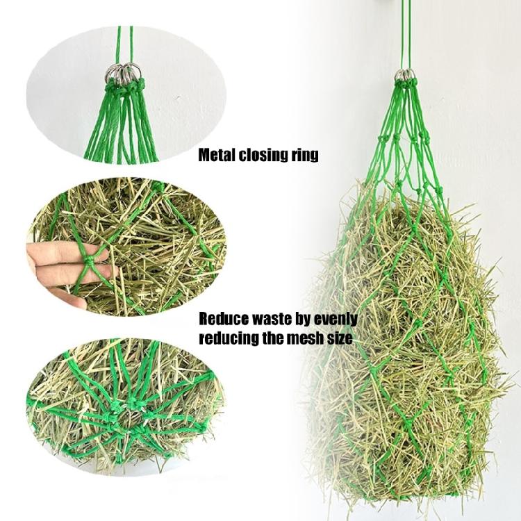 2PCS Extra Large Hays Net for Horses 40Inch Square Holes Simulates Pasture Grazing