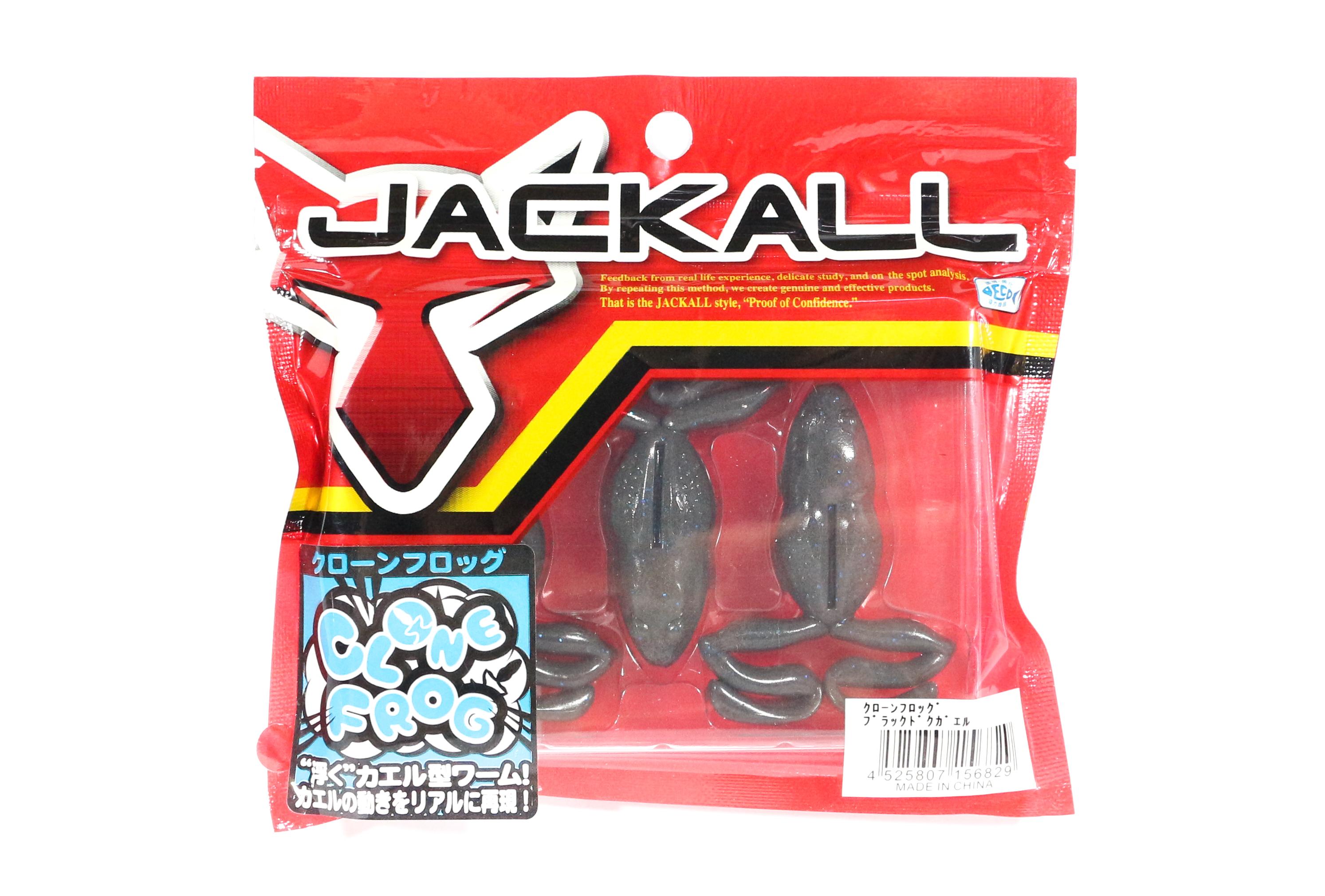 

Jackall Soft Lure Clone Frog 3 шт. в упаковке Black Poison Frog (6829)