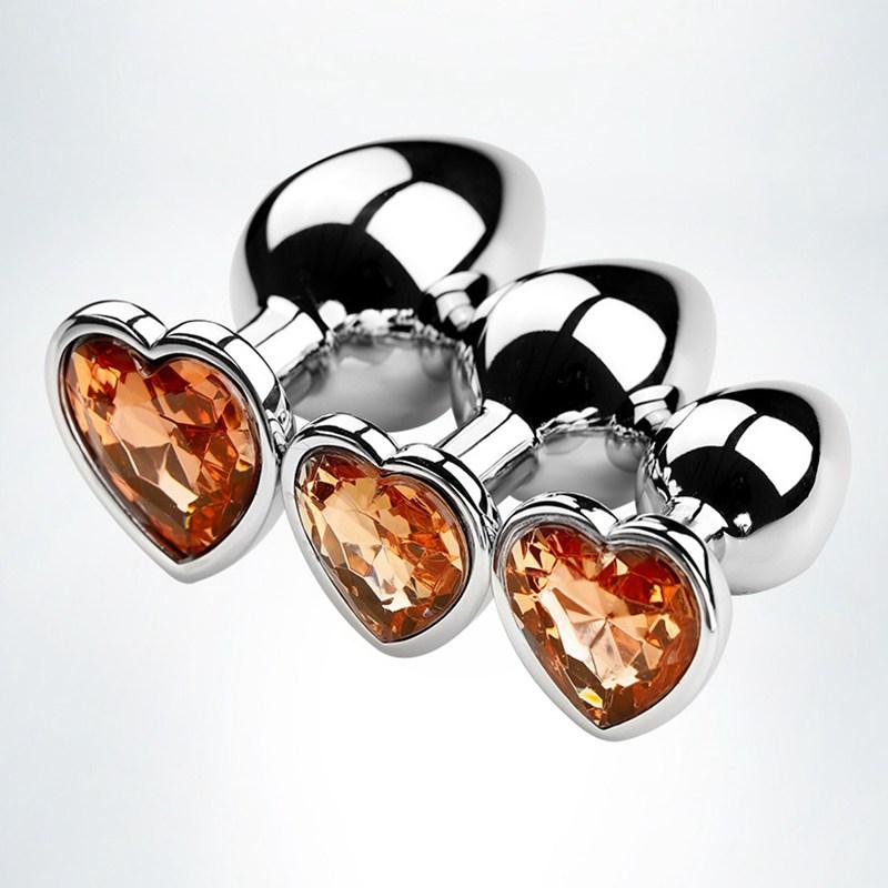 3 bucăți/set de jucării anale din metal pentru femei, produse sexuale pentru adulți, bărbați, plug anal din oțel inoxidabil, jucărie sexuală, jucării anale