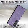 For Samsung Galaxy S23 FE Case Shockproof Slim Retro Leather Phone Back Cover
