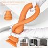 Extra Long Silicone Tail Anal Plug with Scale Flexible Safety Soft Silicone Backside Relax Toy Adult Use