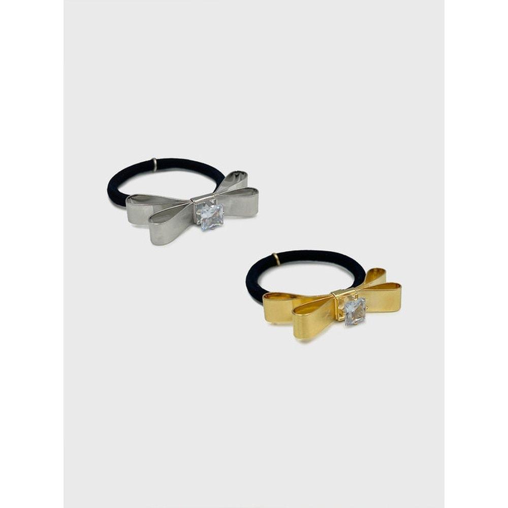 Cubic Metal Ribbon Ponytail Jp-25-021P