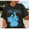 Blue Velvet Vintage Movie Graphic T‑shirt Film Print Tees Retro Summer O‑neck Short Sleeve High Quality Unisex Casual Oversized Streetwear Tops