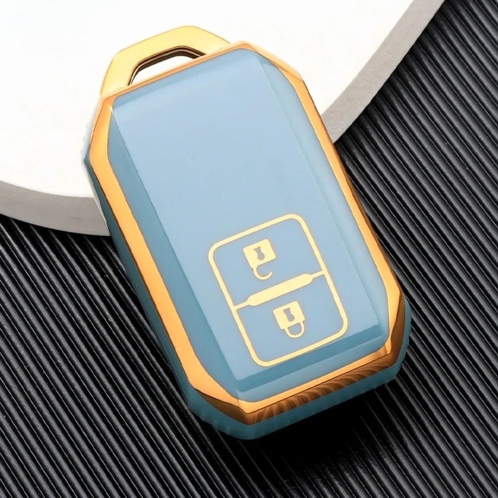 Fashion TPU Car Remote Key Case Cover Shell for Suzuki Ertiga Swift Wagon R 2 Button Protected Holder Keyless Fob Accessories