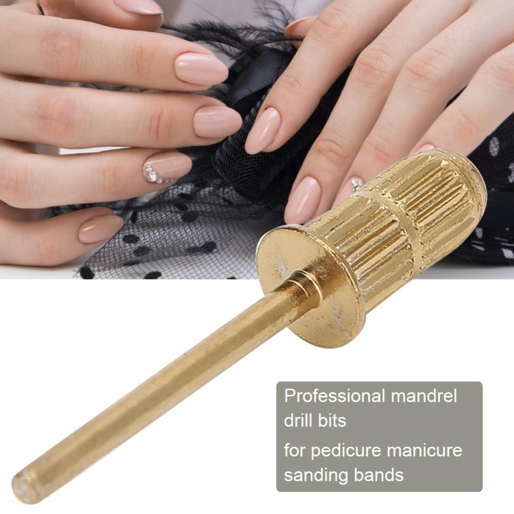 10pcs 2.35Mm Standard Shaft Nail Sanding Band Mandrel Salon Daily Nail Grinding Auxiliary