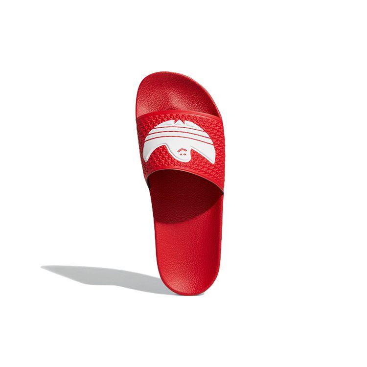 Adidas Shmoofoil Slide Scarlet Unisex Αθλητικά Παπούτσια Κόκκινο Λευκό του Νέφους GY6943
