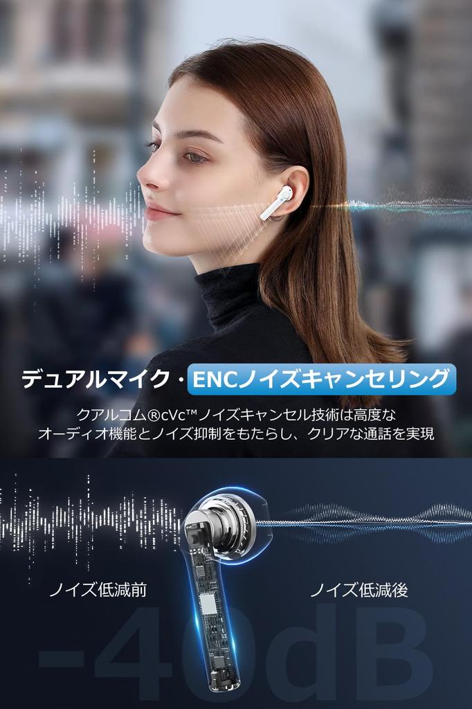 Bluetooth Wireless Instant Open Earhook No Ear Listening While Doing Other Earbuds with LED Perfect for and Sports Earbuds, Connection, Ear, Style,