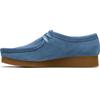 Women's Ankle Boots Clarks Wallabeeevo Sneaker Blue Suede