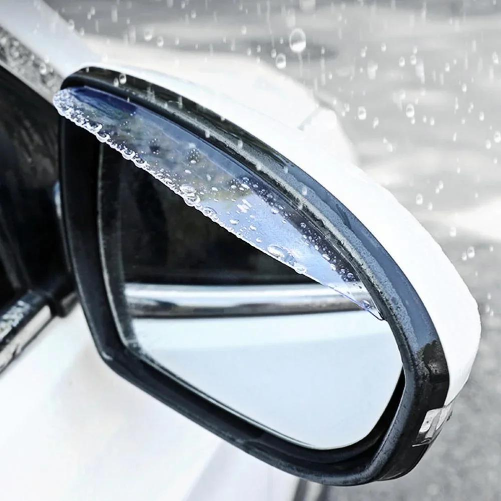1 Pair Transparent Rearview Mirror for Cars Rainproof Eyebrows Colorful  Reversing Mirrors Rain Shields Rain Shields Universal