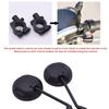 1 Pair Anti-Fall Round Motorcycle Side Rearview Mirrors For For Mountain Road Bike Motorcycle Bike Rear View Mirror Holder