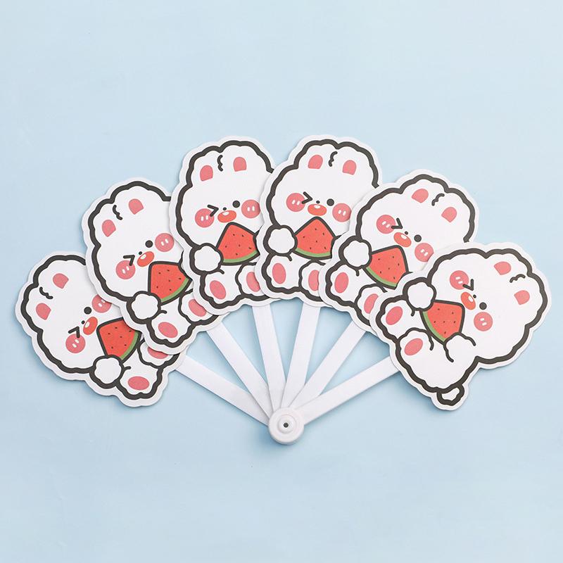 Cute Cartoon Mini Portable Alien Hand Shake Fan Cool Small Fan Summer Cooling Fan Gift