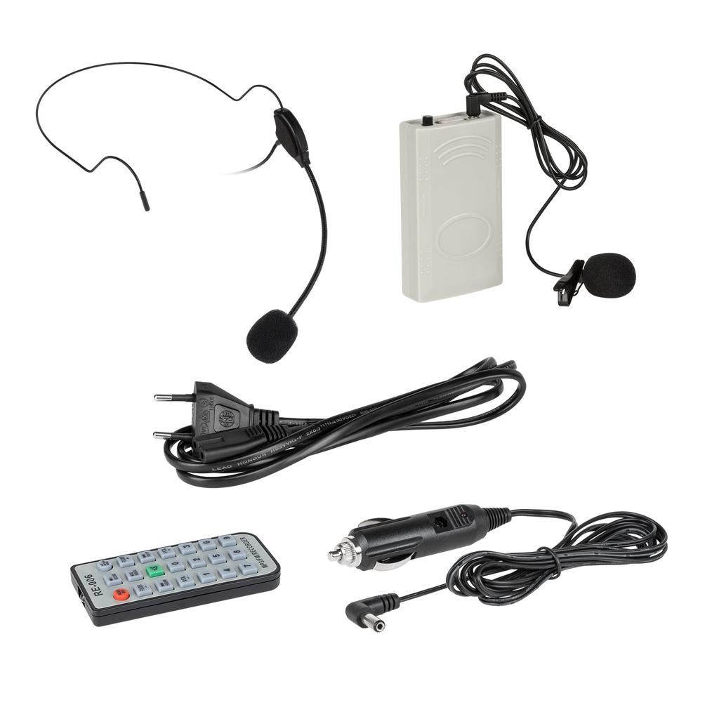 Rebel SH222UBT 50W Bluetooth Portable Amplifier Microphone Set