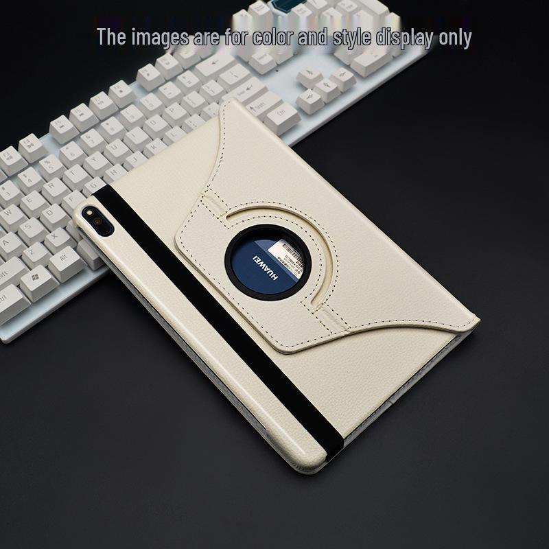 Honor Tablet V6/MatePad Pro Rotating Leather Case - Fits 10.4"/10.8" Models BAH3MRX-W09