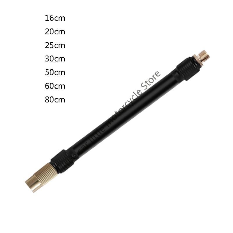 M6 Thread Extension Inflation Tube, Standard Tire Valve With Fine Teeth, Suitable For M6 Thread Integrated Air Pump