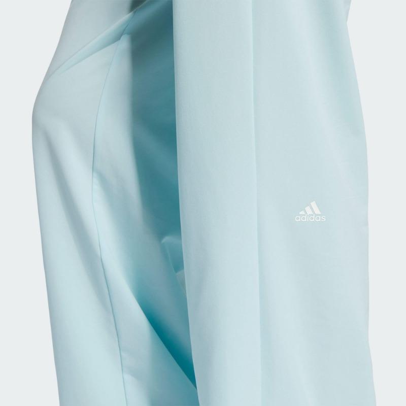 adidas Performance Women's Light Blue Loose Wide-Leg Casual Pants JI6876