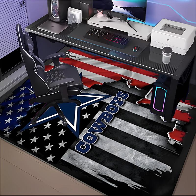 Amerikanische Flagge Cowboys Teppich Spielteppich, Fußmatte für Schlafzimmer Wohnzimmer Eingangsbereich Teppich, Wohnkultur Idee Geschenk für Weihnachten Geburtstag