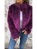 Women's Faux Fur High Neck Zipper Casual Jacket - Autumn/Winter Collection