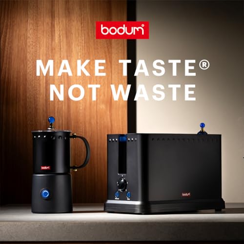 BODUM OTTONI Electric Milk Frother for Black Coffee, Cappuccino, Latte, Hot or Cold Chocolate [Authentic Product] 12309-01JP-80