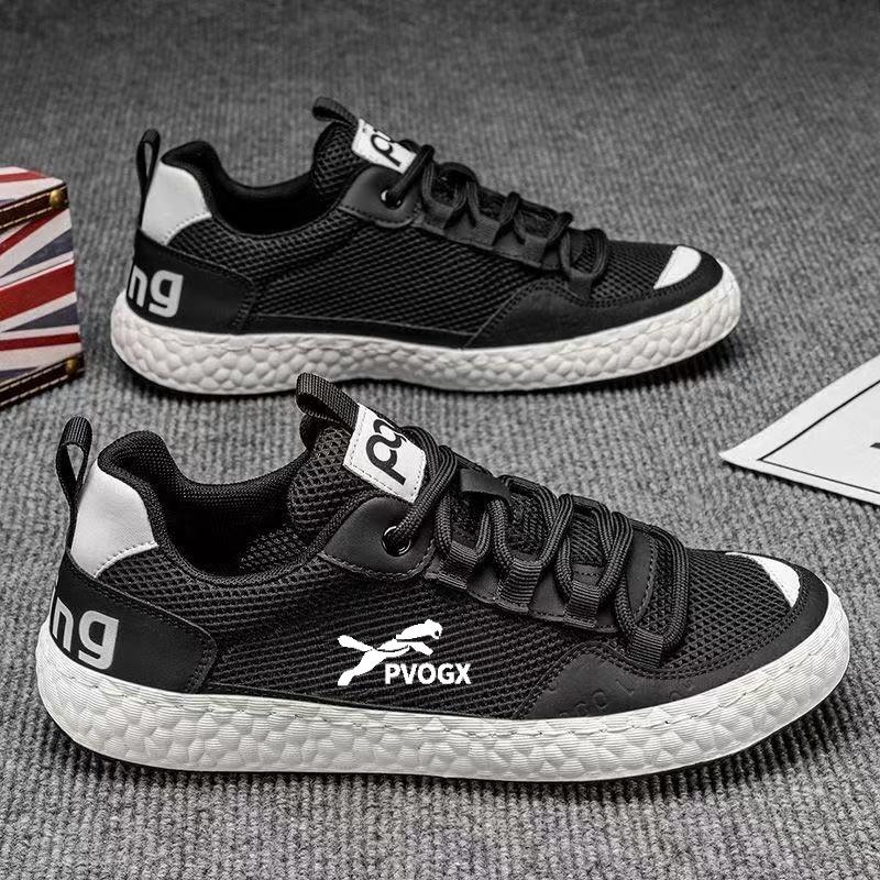 Para shoes men's shoes summer non-slip soft sole breathable mesh splicing casual board shoes men's fashion versatile sports shoes