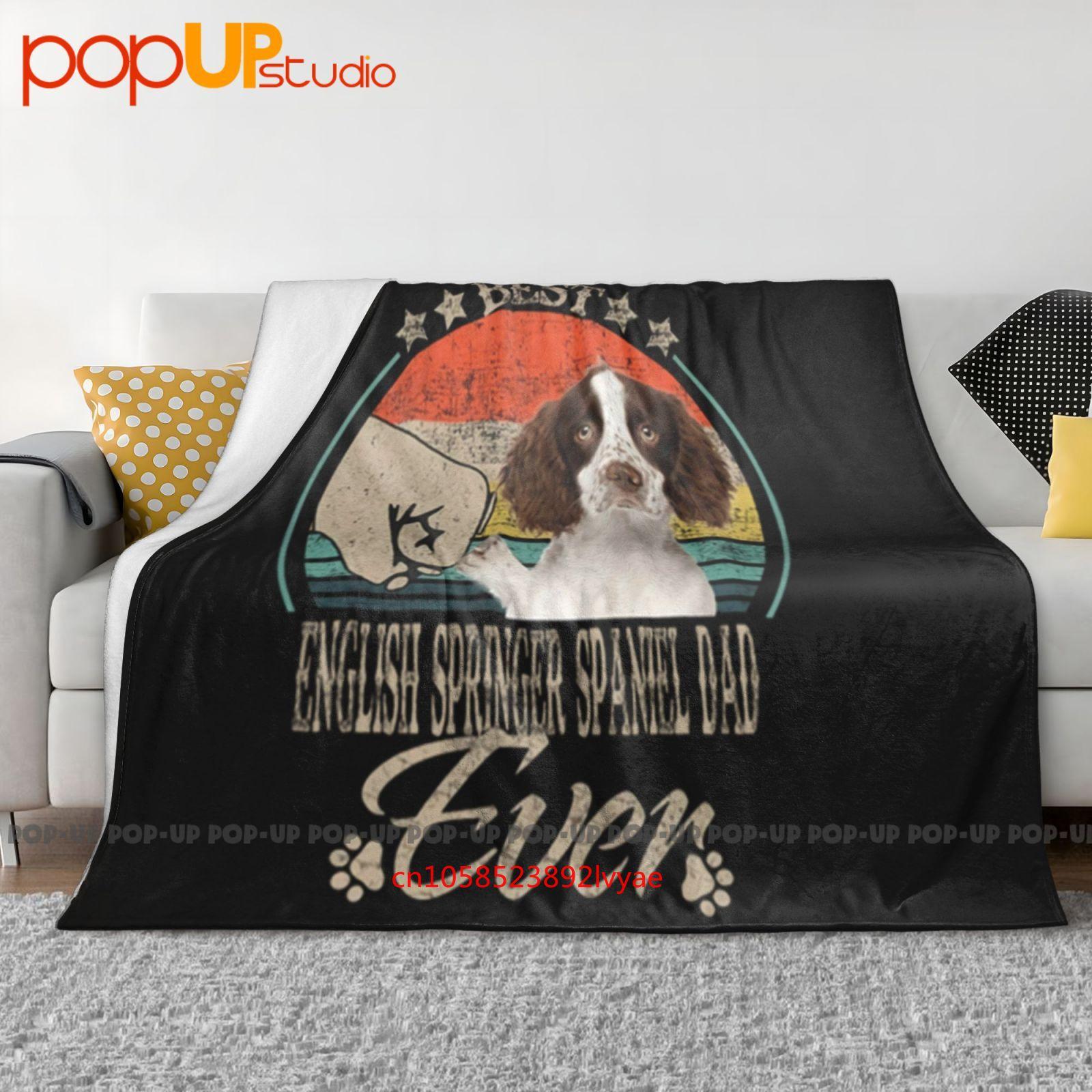 English Springer Spaniel Owner Mom Dad Ultra-Soft Blanket Quilt Winter Sofa Cover Bed Covers Size: 75*100cm, Weight: 230 GSM